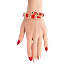 Load image into Gallery viewer, Luxury Red 3D Snake Wrap Cuff
