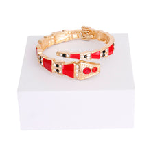 Load image into Gallery viewer, Luxury Red 3D Snake Wrap Cuff

