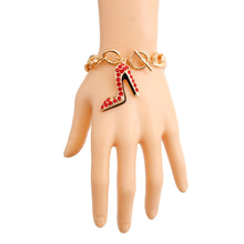 Load image into Gallery viewer, Bling Boutique High Heel Red Bracelet
