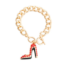 Cargar imagen en el visor de la galería, Bling Boutique High Heel Red Bracelet
