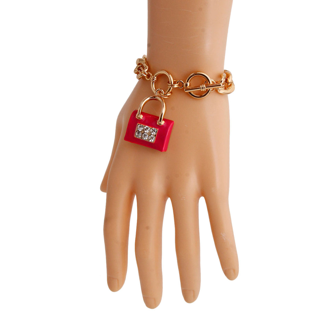 Red Boutique Handbag Bracelet