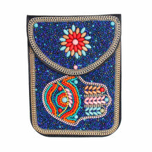 Cargar imagen en el visor de la galería, Blue Hamsa Beaded Phone Crossbody
