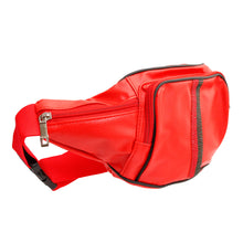 Load image into Gallery viewer, Designer Stripe Red Fanny Pack
