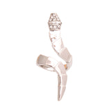 Silver Graduated Wrap Snake Ring