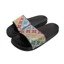 Load image into Gallery viewer, Size 12 Louis Vuitton Black Slides
