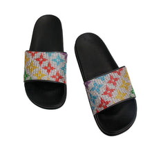 Load image into Gallery viewer, Size 12 Louis Vuitton Black Slides
