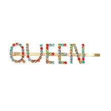 Cargar imagen en el visor de la galería, Multi Color QUEEN Bobby Pin
