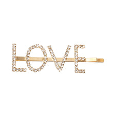 Load image into Gallery viewer, Gold LOVE Bobby Pin
