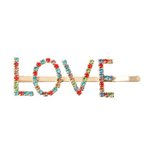 Load image into Gallery viewer, Multi Color LOVE Bobby Pin
