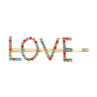 Multi Color LOVE Bobby Pin