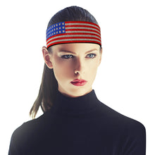 Load image into Gallery viewer, Rhinestone Flag Stretch Headband
