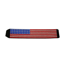 Load image into Gallery viewer, Rhinestone Flag Stretch Headband
