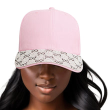 Load image into Gallery viewer, Hat Pink Monogram Bling Baseball Cap for Women
