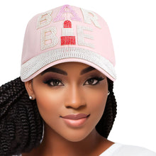 Load image into Gallery viewer, Pink Leather Barbie Hat
