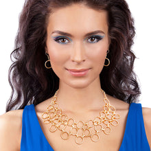 Load image into Gallery viewer, Gold Ring Collar Choker
