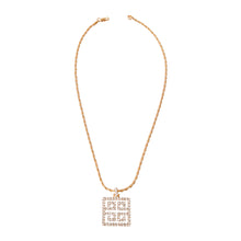 Load image into Gallery viewer, Gold Designer Rhinestone Pendant

