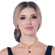 Load image into Gallery viewer, Red Lipstick Charm Necklace

