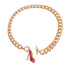 Load image into Gallery viewer, Pink Boutique High Heel Necklace
