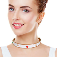 Load image into Gallery viewer, White Bee Casting Choker
