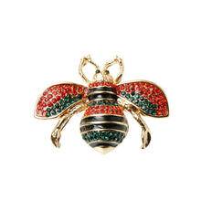 Load image into Gallery viewer, Rhinestone Bee Stretch Ring
