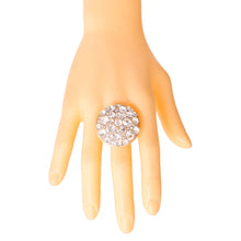 Load image into Gallery viewer, Gold Crystal Bauble Cocktail Ring
