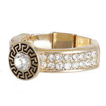 Load image into Gallery viewer, Designer Accent Gold Ring
