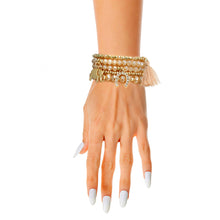 Load image into Gallery viewer, Light Brown Elephant Horseshoe Bracelets
