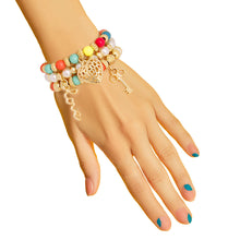 Cargar imagen en el visor de la galería, 3 Strand Multi Love Bracelets
