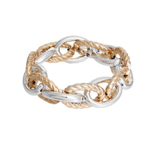 Load image into Gallery viewer, Mixed Link Stretch Bracelet
