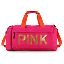 Cargar imagen en el visor de la galería, Fuchsia Canvas Travel Duffel

