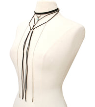 Load image into Gallery viewer, Chain Suede Choker
