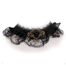 Load image into Gallery viewer, Gothic style lace chocker
