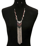 Tassel Necklace Set
