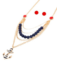 Load image into Gallery viewer, Sea Theme Necklace Set
