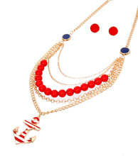 Load image into Gallery viewer, Sea Theme Necklace Set
