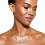 Gold Rhinestone Lucky Charm Set