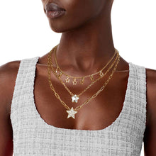 Load image into Gallery viewer, Gold 3 Layer Chain Star Necklace
