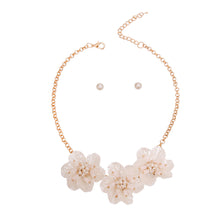 Load image into Gallery viewer, Mother of Pearl Flower Necklace
