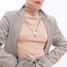 Load image into Gallery viewer, Silver Mesh Endless Snake Chain
