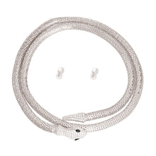 Load image into Gallery viewer, Silver Mesh Endless Snake Chain
