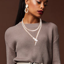 Load image into Gallery viewer, Silver Mesh Endless Snake Chain
