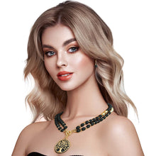 Load image into Gallery viewer, Matte Black Tree of Life Necklace
