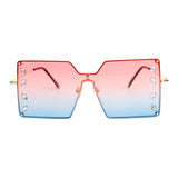 Red Square Stone Sunglasses