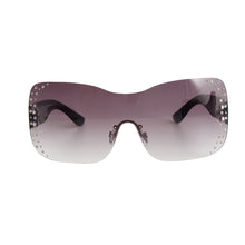 Load image into Gallery viewer, Black Silver Rimless Butterfly Sunglasses
