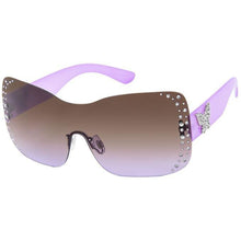 Load image into Gallery viewer, Purple Rimless Butterfly Sunglasses
