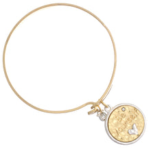 Load image into Gallery viewer, Burnished Gold Wire Be Yourself Bracelet
