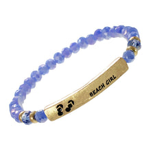 Load image into Gallery viewer, Blue Beach Girl Bracelet
