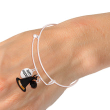 Load image into Gallery viewer, Witch Charm Halloween Bangle
