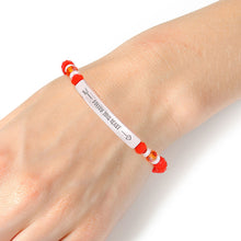 Load image into Gallery viewer, Coral Follow your Heart Bracelet
