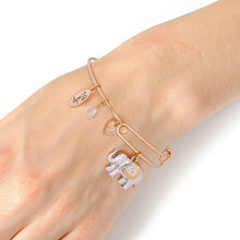 Load image into Gallery viewer, Elephant Lucky Charm Wire Bracelet
